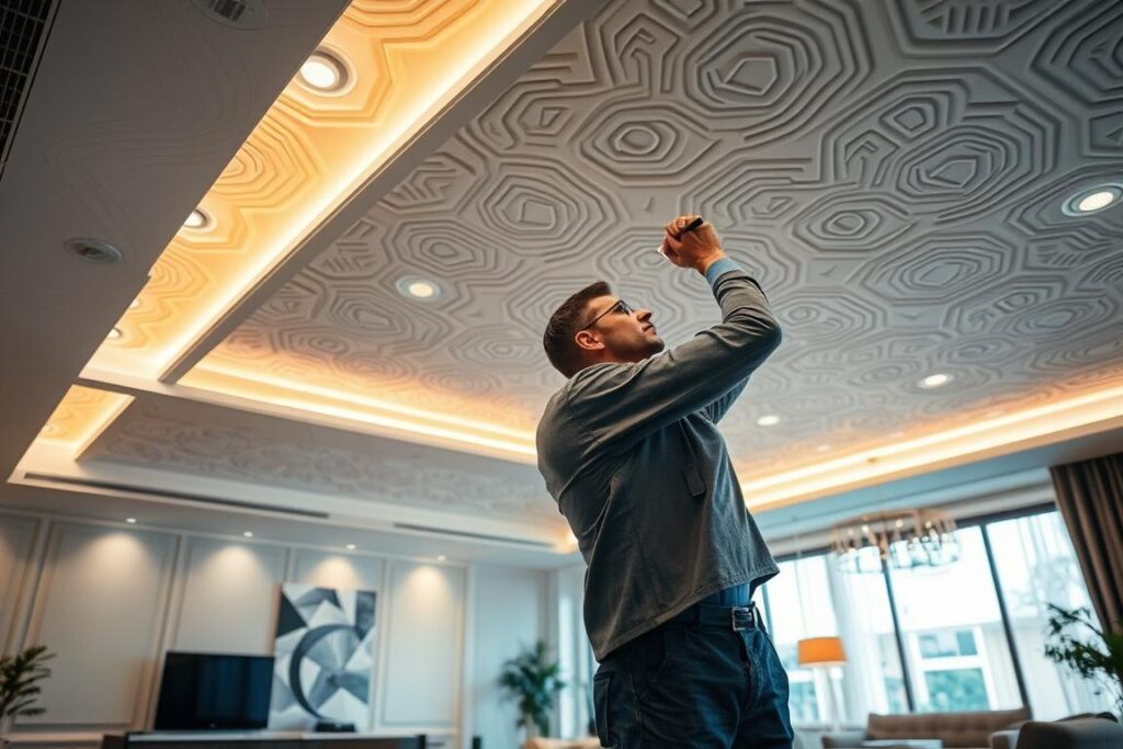 صيانة أسقف جبس بورد مخفية للإضاءة
